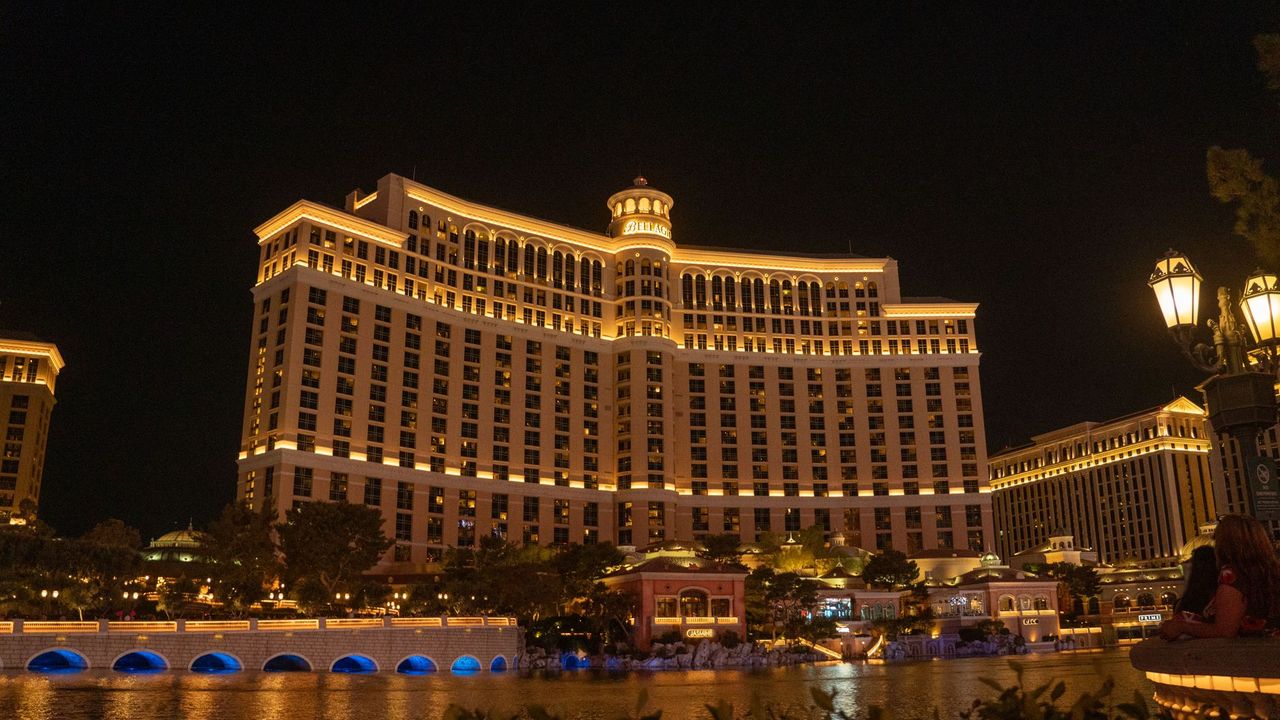 Las Vegas at dusk