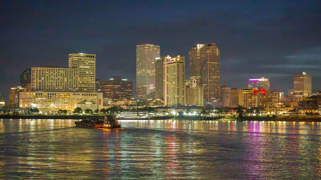 Louisiana at dusk