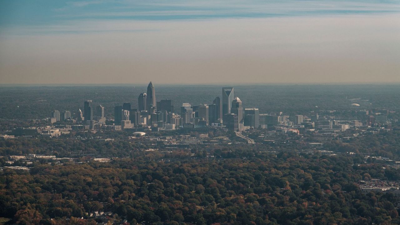 Mecklenburg County at dusk
